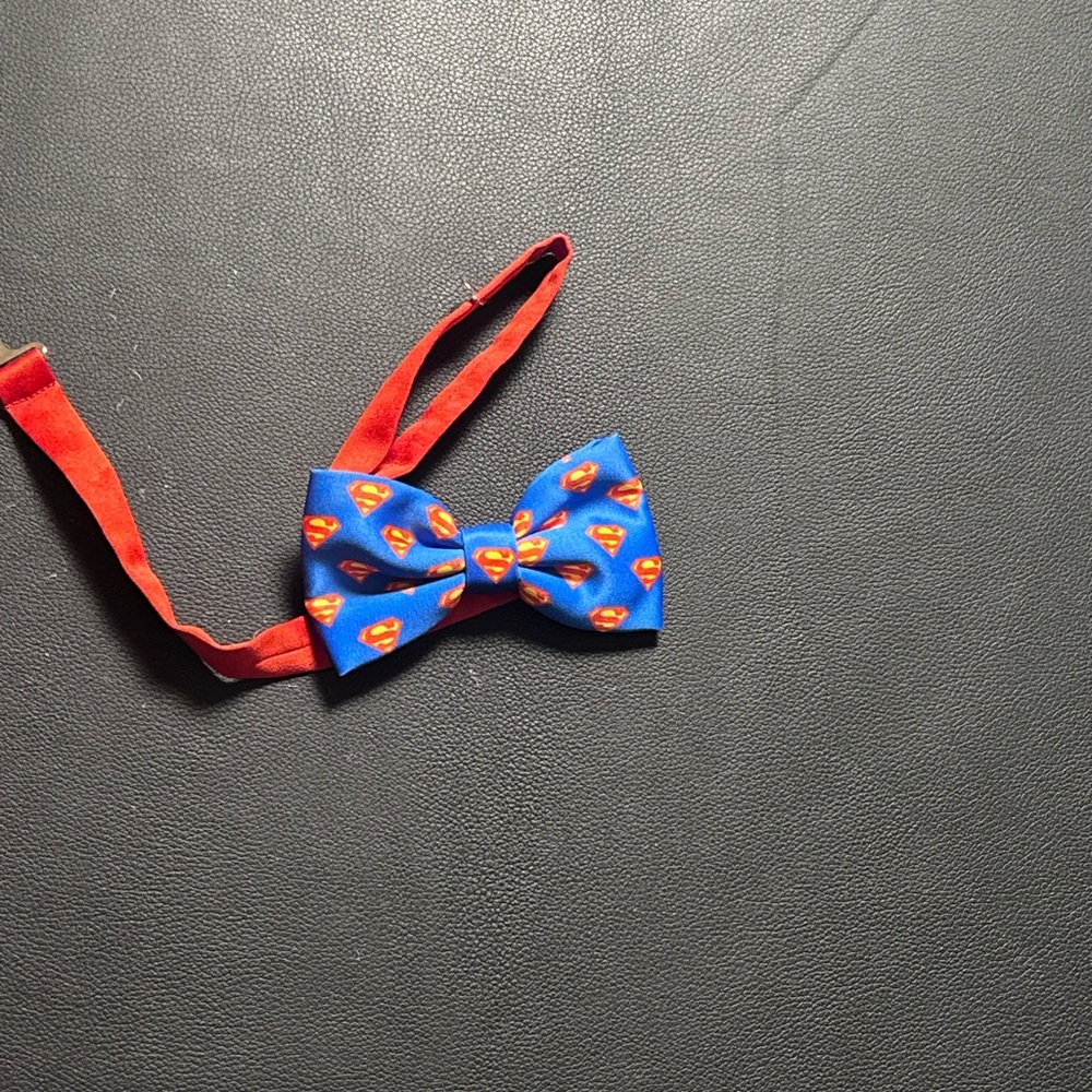 Superhero Kids Bow Tie - Blue and Red
